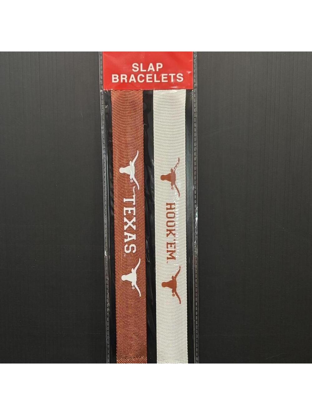 Texas Longhorns Slap Bracelet Set NCAA Game Day Accessories